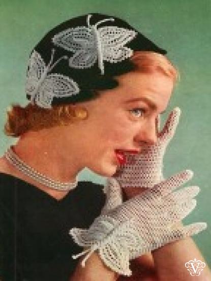 Vintage crochet booklet- making butterflies in crochet