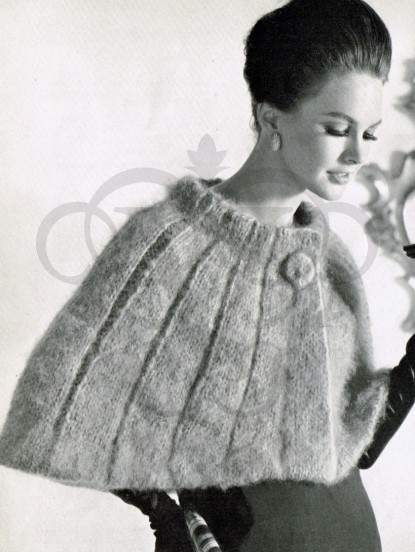 Vintage Knitting pattern-How to make a 1950s shoulder c...